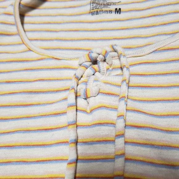 Urban Outfitters BDG Cropped Short Sleeve Striped Top - Picture 3 of 4